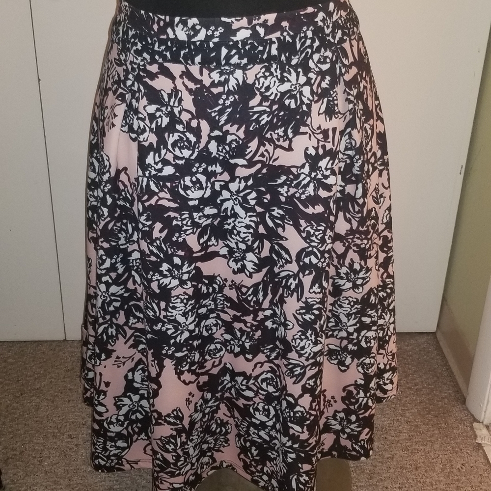 Eloquii A-Line Scuba Knit Skirt
